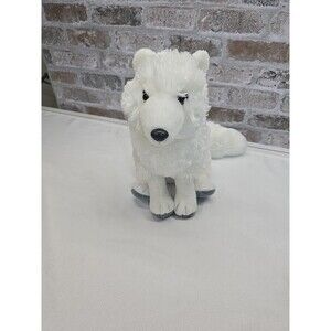 Wild Republic White Arctic Fox Plush Fluffy Tail Stuffed Animal Toy RARE